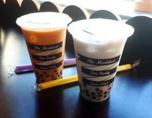 vegansk bubble tea