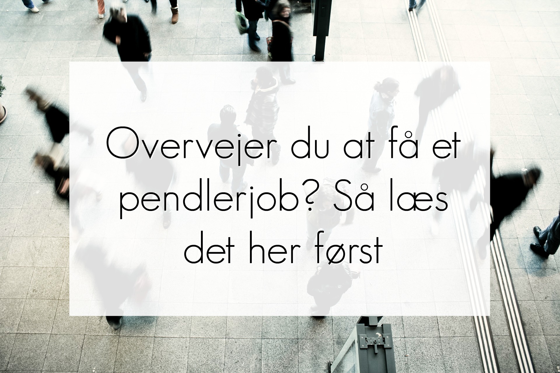 pendlerjob
