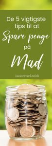 Sparetips mad spare tid økonomi spar penge